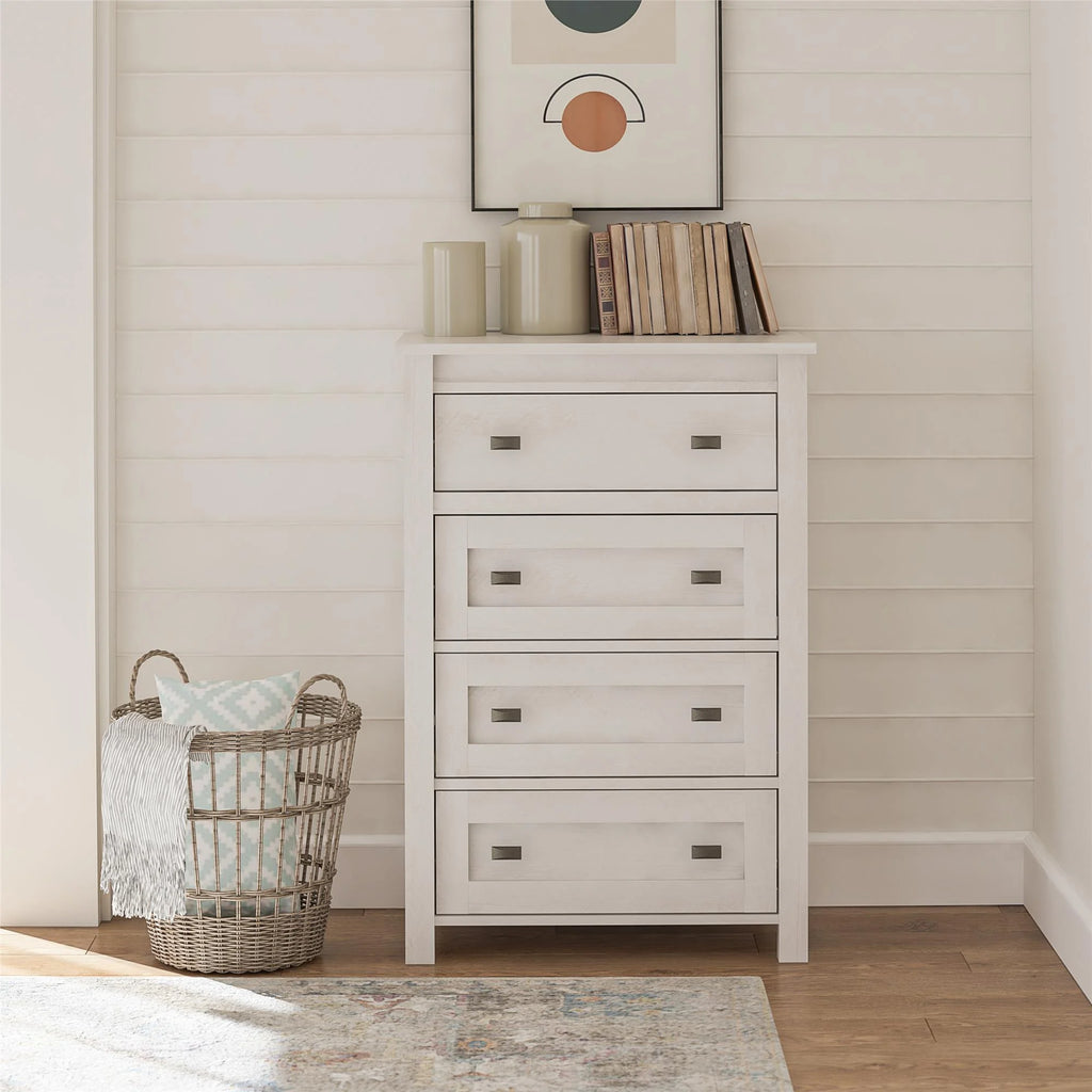 4 Drawer Weathered Oak Dresser N74712