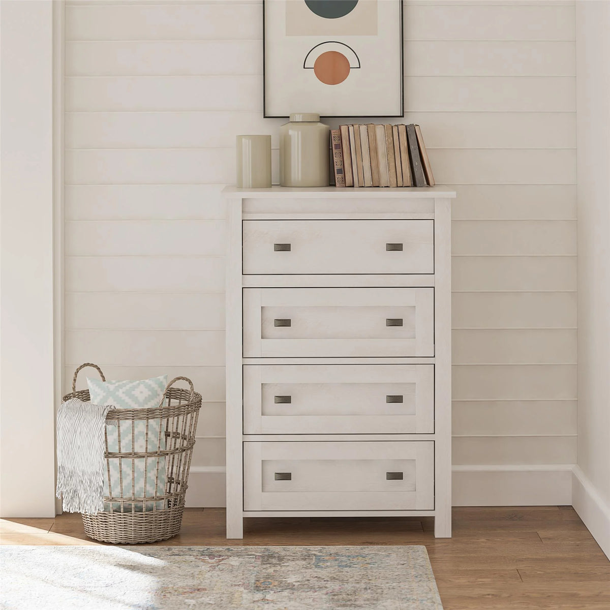 4 Drawer Weathered Oak Dresser N74712