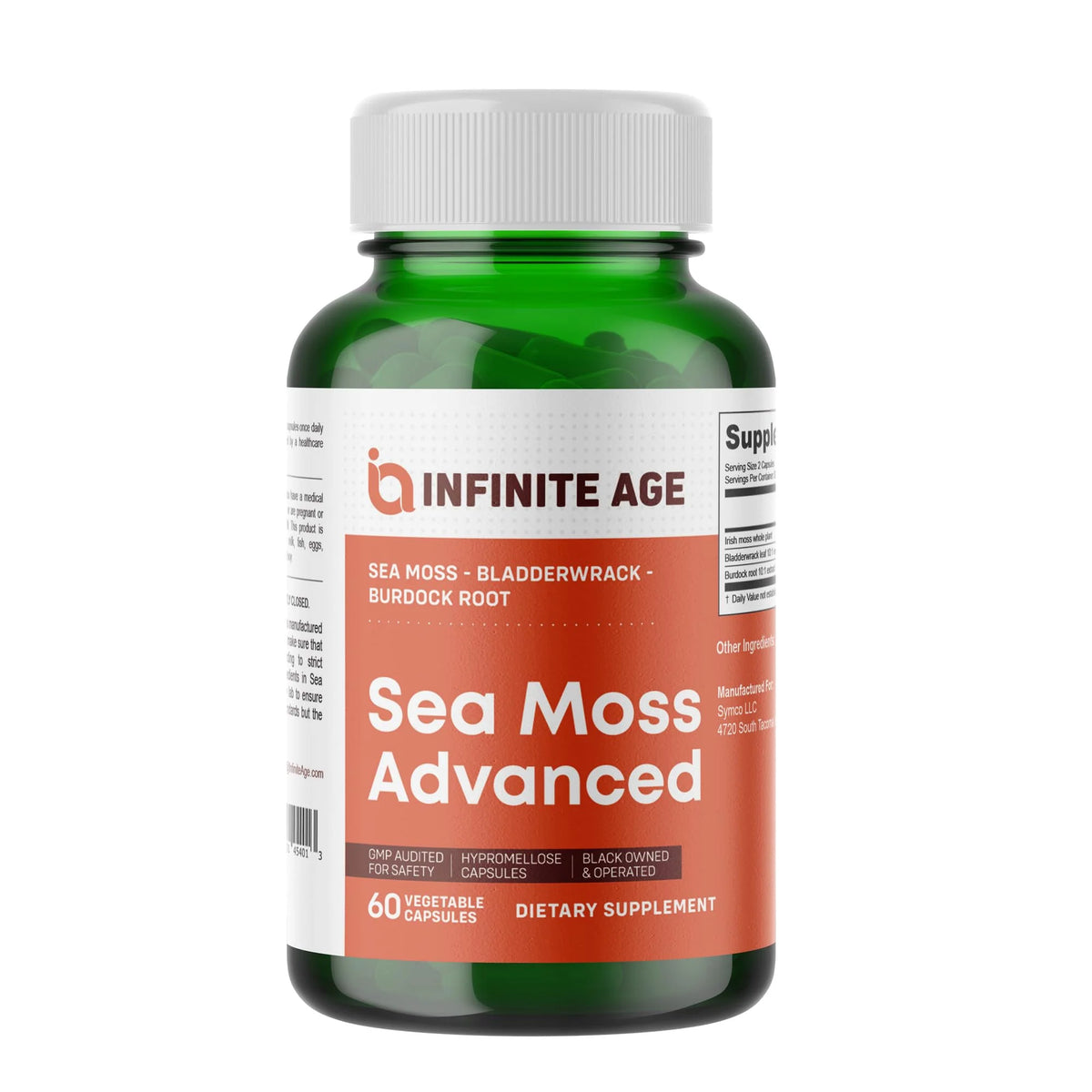 1250mg Sea Moss Advanced Superfood 60 Capsules R57390
