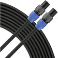 12g Speaker Cable Speakon to 50 ft Black L986