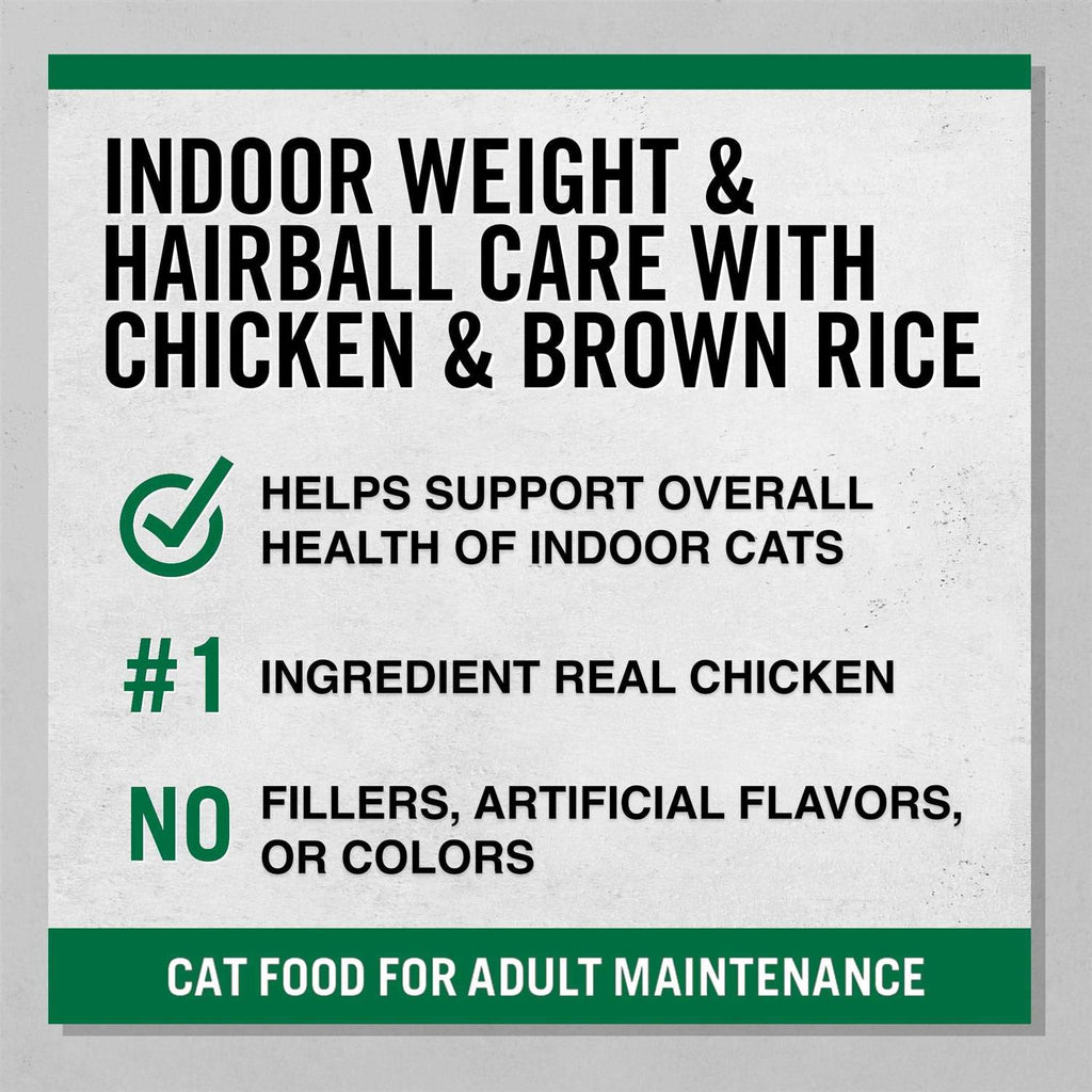Indoor Weight & Hairball Care Dry Cat Food G284245