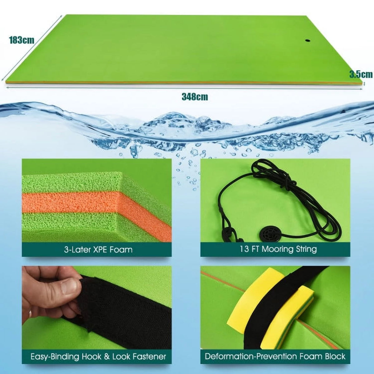 Inflatable Swimming Pool with Sprinkler T917590