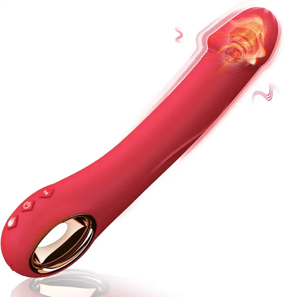 Silicone Dildo Vibrator with 10 Vibration and Heating Mode Z7462