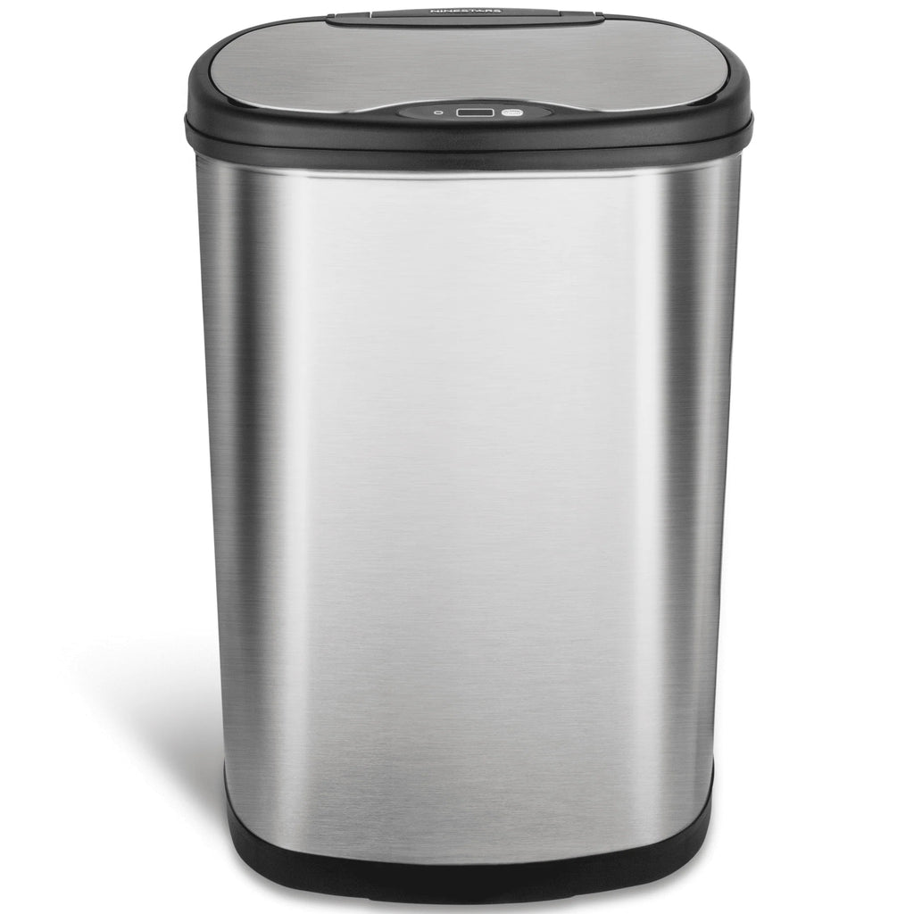 13.2 Gallon Stainless Steel Motion Sensor Trash Can F169