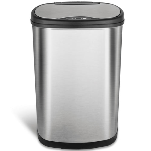 13.2 Gallon Stainless Steel Motion Sensor Trash Can F169