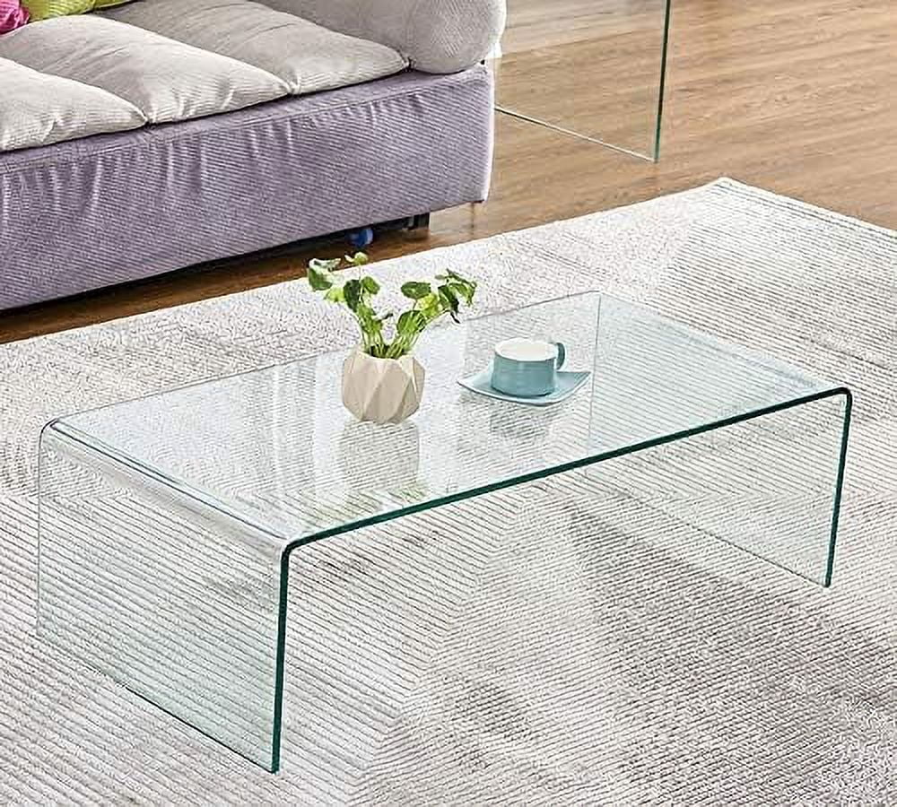 Glass End Table 20" x 20 x 19 S9543