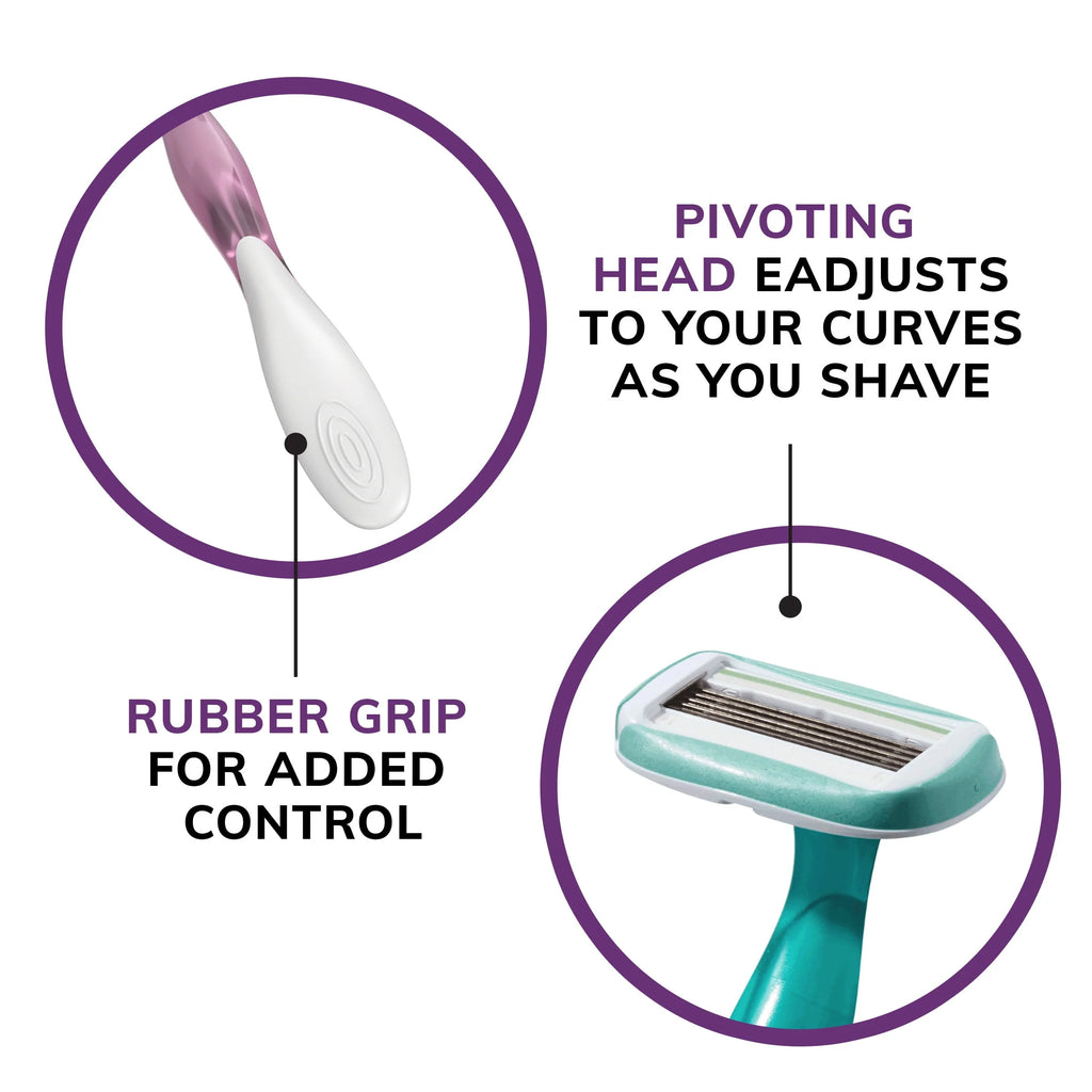 Women's Disposable Razors 5 Blades 2 Count L45054